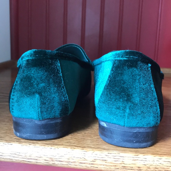 💚🌲JustFab Camri flats, wintergreen, 8.5🌲💚 - Picture 6 of 8